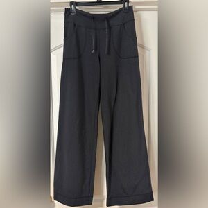 Lululemon Ready to Rulu Wide-Leg High-Rise Pant Black - Size 6